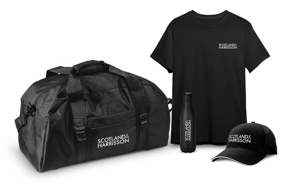 One of the Scotland and Harrisson welcome packs